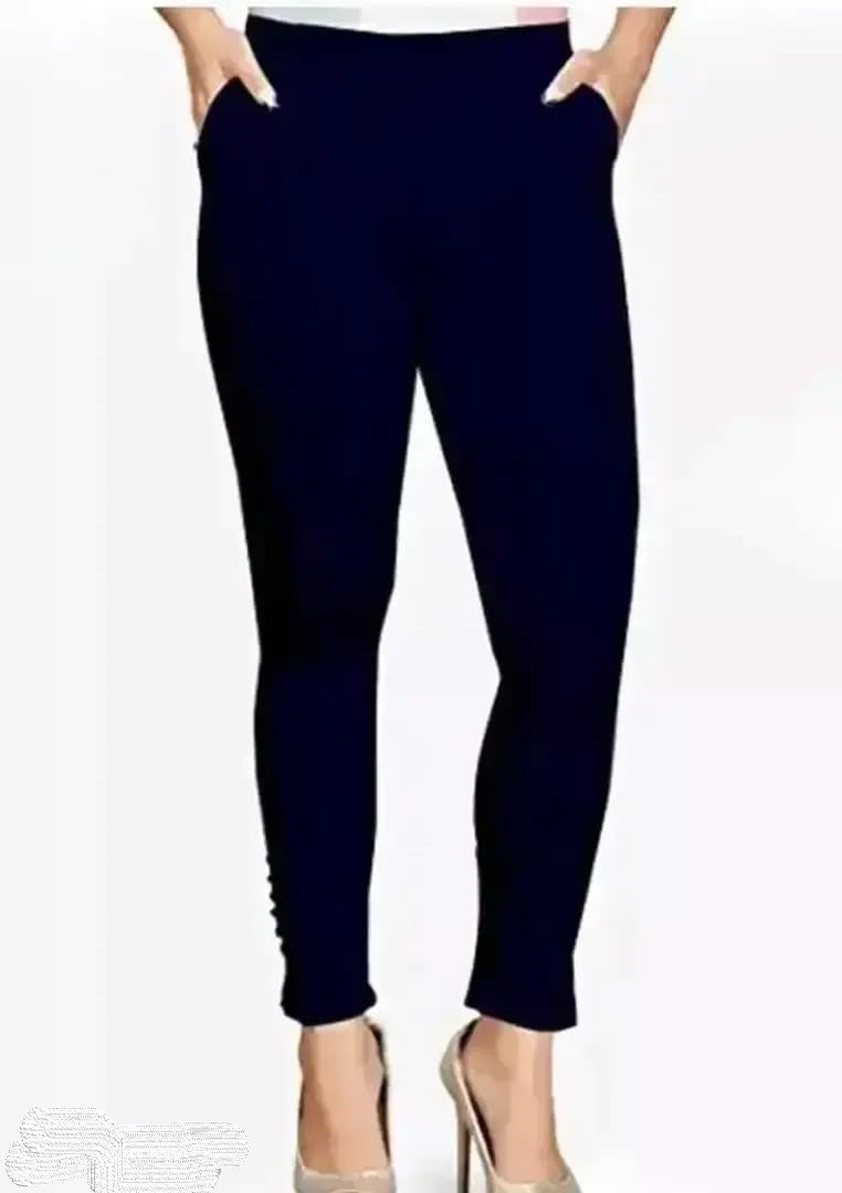 Fabulous Blue Cotton Solid Leggings For Women
Size:26, 28, 30,32, 34,36, 38, 40, 42
Color:  Blue
Fabric:  Cotton
Type:  Leggings
Style:  Solid Fabulous
Protec: Legs
Looks : Glamup
Use Verstile
Leggings close fitting trousers usually made out of a stretchy fabric. Leggings are an outer covering and strong material often in the form of trousers that you wear to glamup your leg looks. 
These Fabulous Pink Cotton Solid Leggings For Women are made of high-quality cotton for maximum c